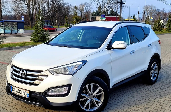 Hyundai Santa Fe cena 56600 przebieg: 226000, rok produkcji 2013 z Płock małe 436